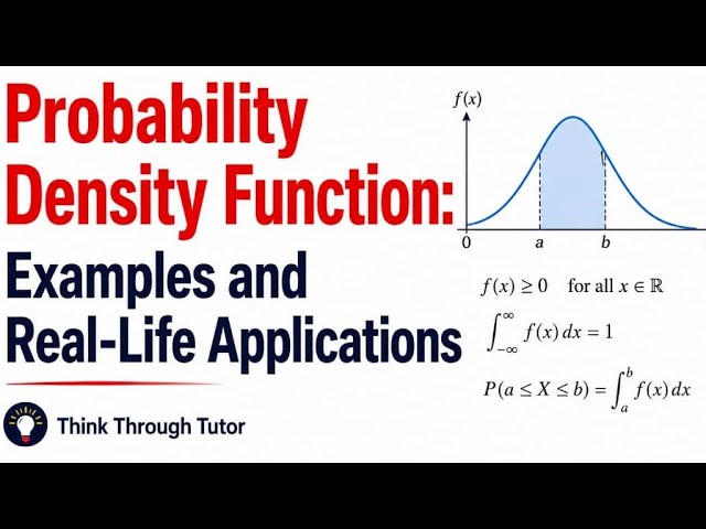 Probability Density Function || Examples and Real-Life Applications of Normal Distribution