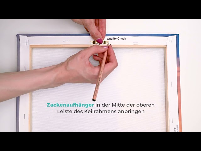 Leinwand aufhängen leicht gemacht | MEINFOTO
