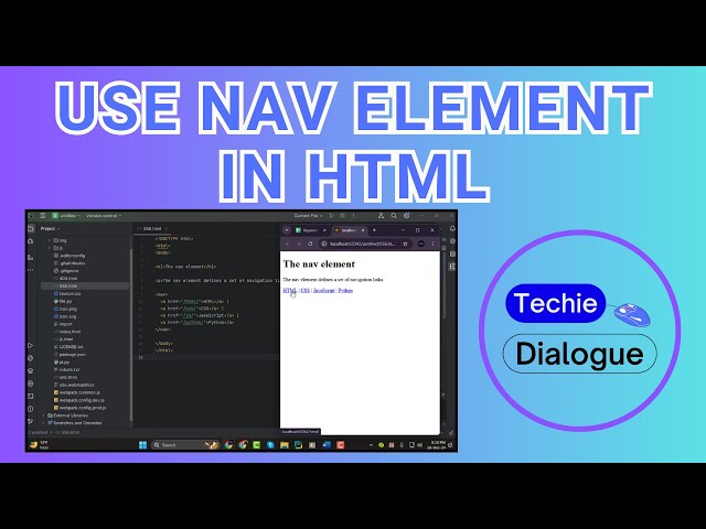 How to Use Nav Element in HTML - Step-by-Step Guide [2025]