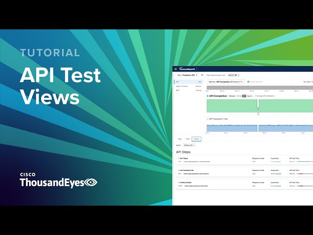 Using API Test Views