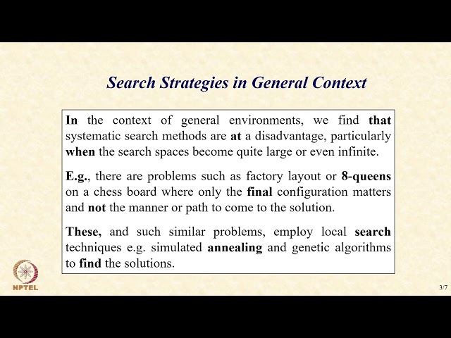 Week 5: Lecture 31: Concept of A-star Search