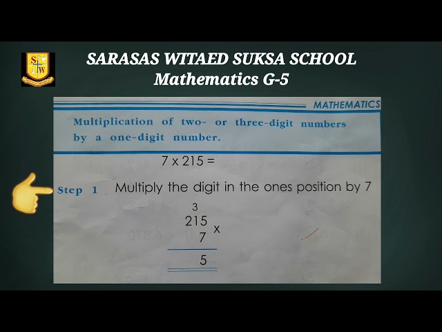Grade 4 Mathematics Video Clip "Multiplication"