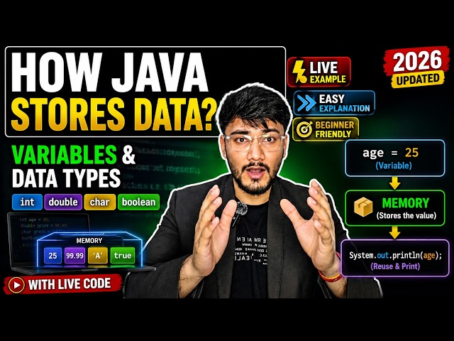 Java Variables & Data Types Explained Once and For All! 🤯 [2026]