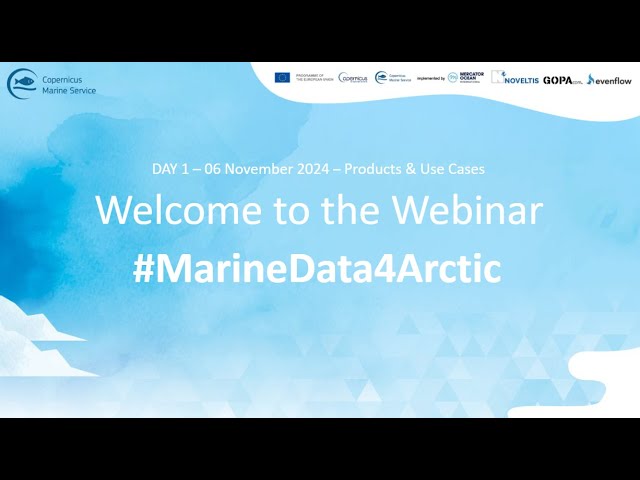 Marine Data 4 Arctic Ocean - Session #1 - 6 November 2024