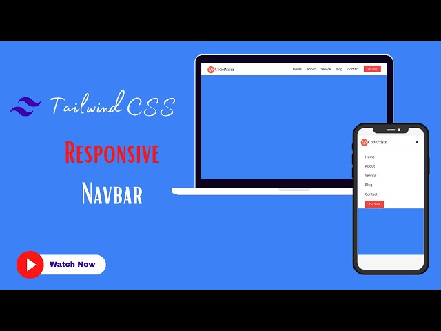 Tailwind CSS Responsive Navbar || Source Code ||