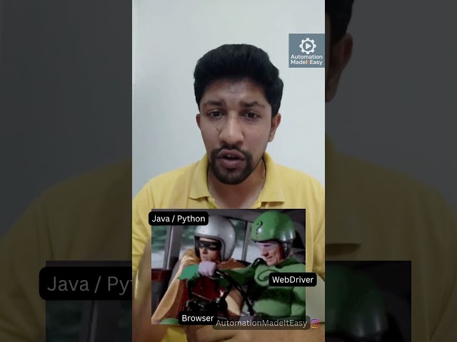 What Is Selenium WebDriver ??- explained via Story 👇
