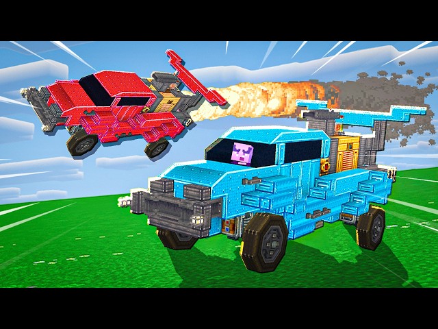 I Built ROCKET LEAGUE in Minecraft Create: Aeronautics