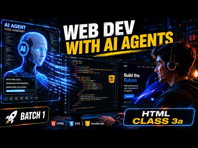 HTML5 Full Course (Class 3a) | Div vs Span, iframes, Meta SEO Tags, Escape Characters & Links