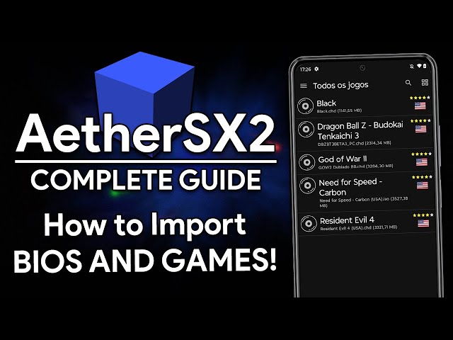 AetherSX2 PS2 Emulator | How to import BIOS and GAMES! | NEW CONFIGURATION!
