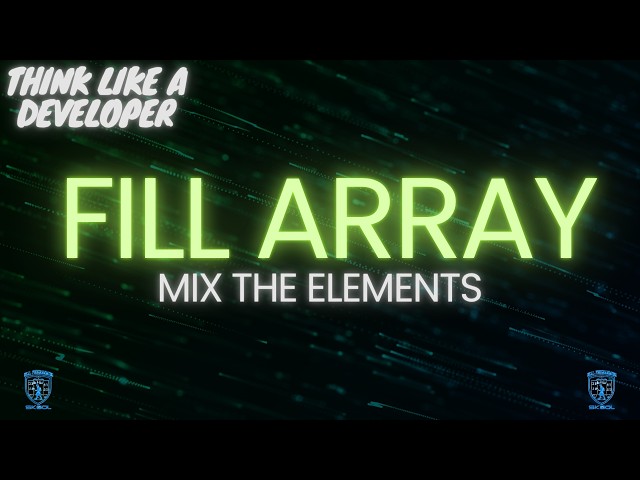How Music Apps Shuffle Playlists in C++ | Mix an Array After Filling It in Order