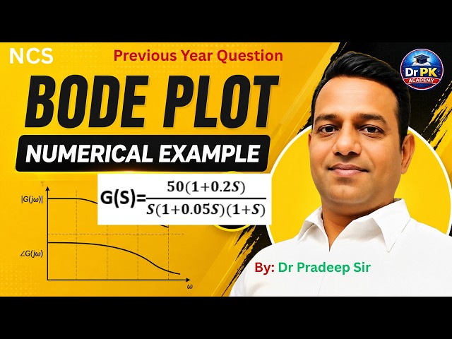 Bode Plot Previous Year Question Solved in10 mins | 🔥 | NCS | Gate, ESE, University Exam