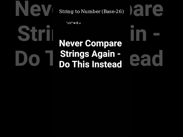 String vs Hash Comparison in Python: Surprising Speed Difference! 🔍💻 #shorts #python #programming