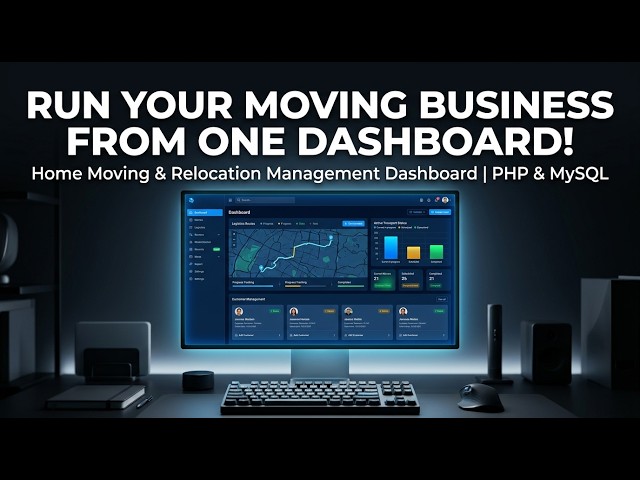Home Moving & Relocation Management Dashboard | PHP & MySQL