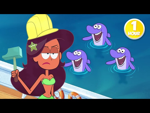 ZIG AND SHARKO | Marina Takes Charge (1 Hour Compilation) New episodes | Cartoon Collection for kids