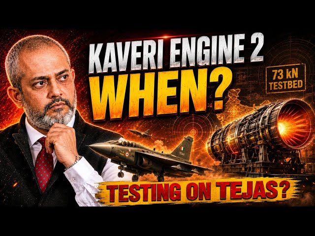Kaveri Engine 2.0: India’s Jet Engine Comeback Begins, Tejas Testing I Aadi