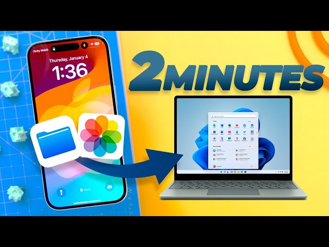 How to Transfer Photos from iPhone to Windows!