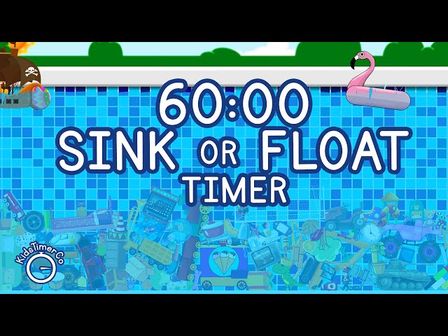60 Minute Sink or Float Fun! A Super Simple Visual Timer for Everyone!