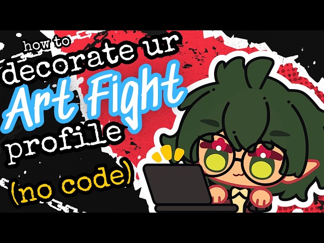How to make your Art Fight Profile Look Pretty WITHOUT Code!