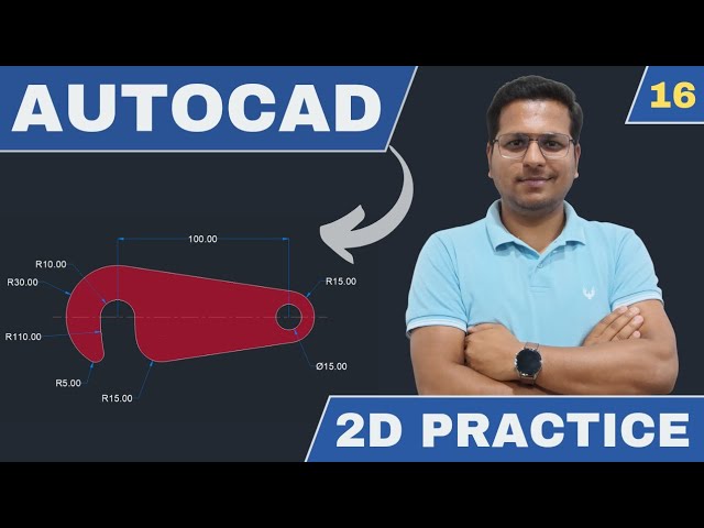 AutoCAD In Hindi | 2D Drawing Practice Tutorial Part 3 | Autocad tutorial for beginners in hindi