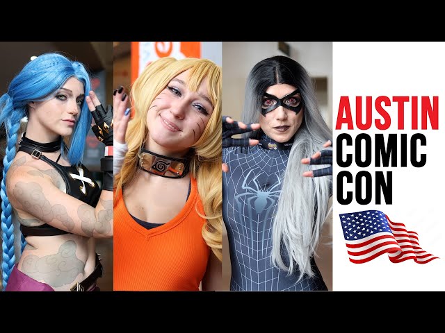 THIS IS GREATER AUSTIN COMIC CON 2025 TEXAS BEST COSPLAY MUSIC VIDEO BEST COSTUMES ANIME CMV GACC