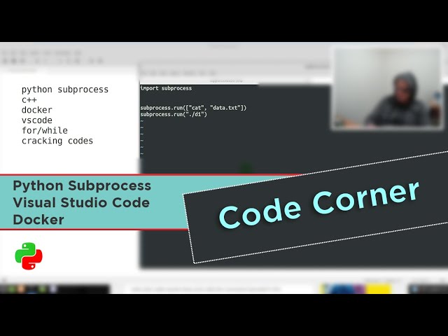 Python Code | Subprocess | Docker | VSCode | Ciphers