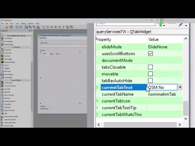 Step 3 - Adding the widgets of the Service section