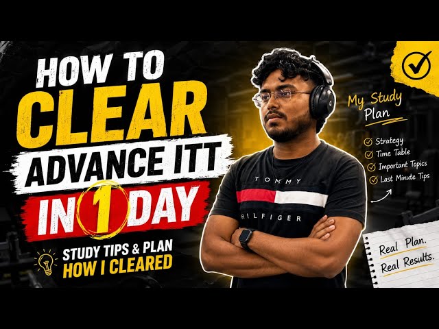 How to Clear Advance ITT in 1 Day 😱😱| Complete Roadmap 🔥🔥 | CA Final