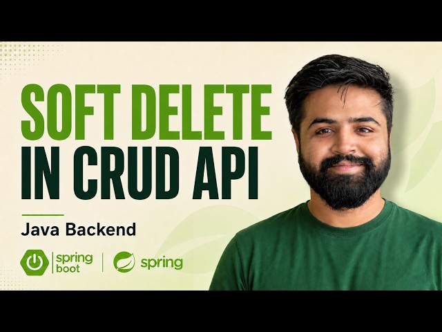 Spring Boot CRUD Project with Soft Delete | Spring JPA Custom Methods | Spring Boot Full Course #13