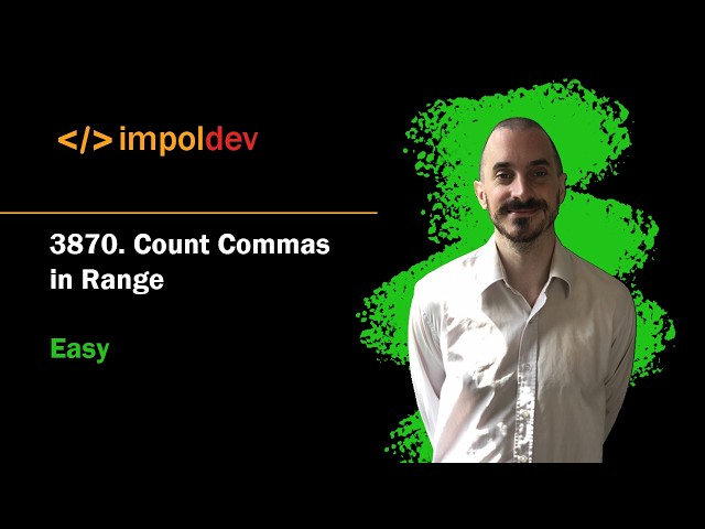 Count Commas in Range | LeetCode 3870 - Python