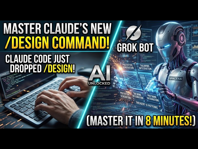 Claude Code’s New /Design Feature Is UNBELIEVABLE! (8-Minute Guide)