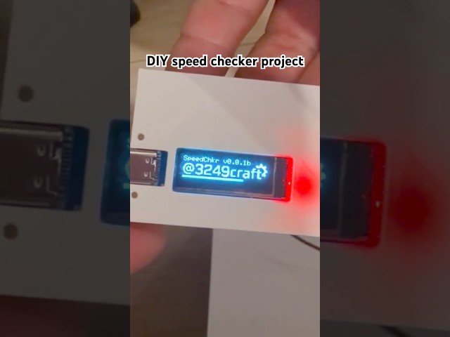 I recently started my #arduino speed checker project. #mini3wd