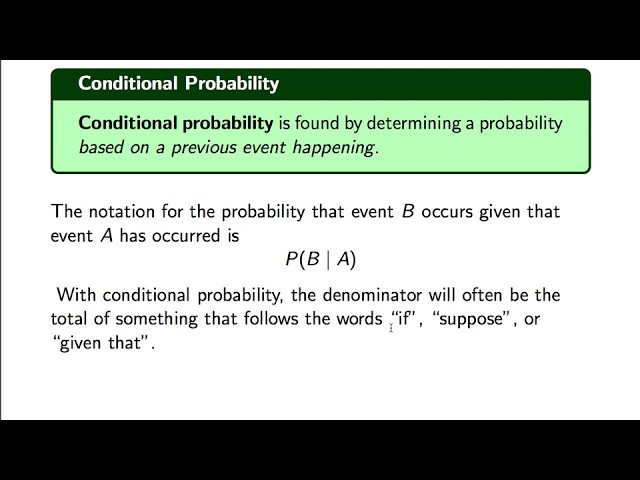 Probability: AND (part 3)