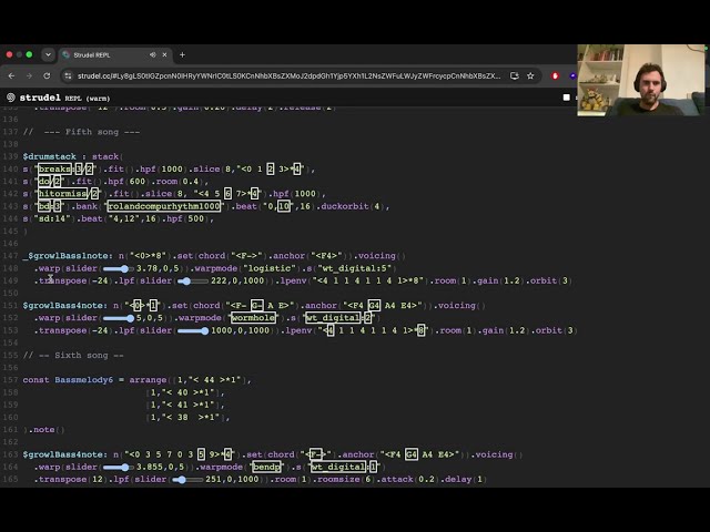 Livecoding Liquid jungle jam in strudel