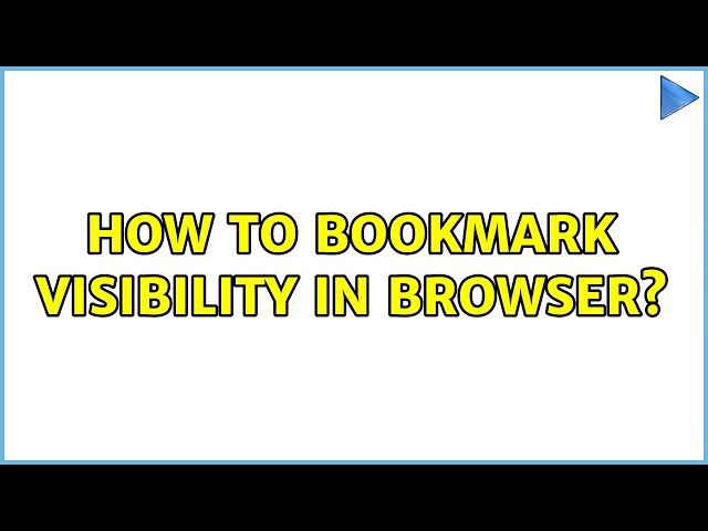 How to bookmark ＜div＞ visibility in browser?