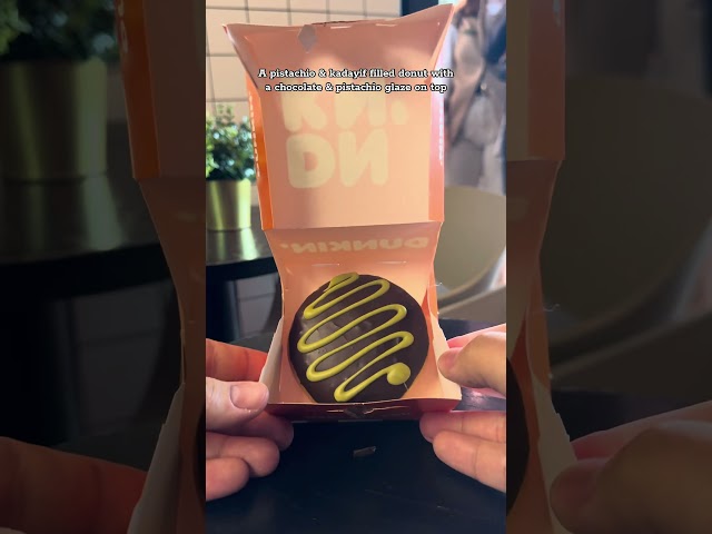 Dubai Donut Dunkin’ Donuts. Trying The Dubai Donut From Dunkin’