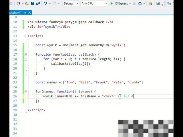 63. Javascript w ASP.NET - Funkcja i znów callback co ja poradzę 3