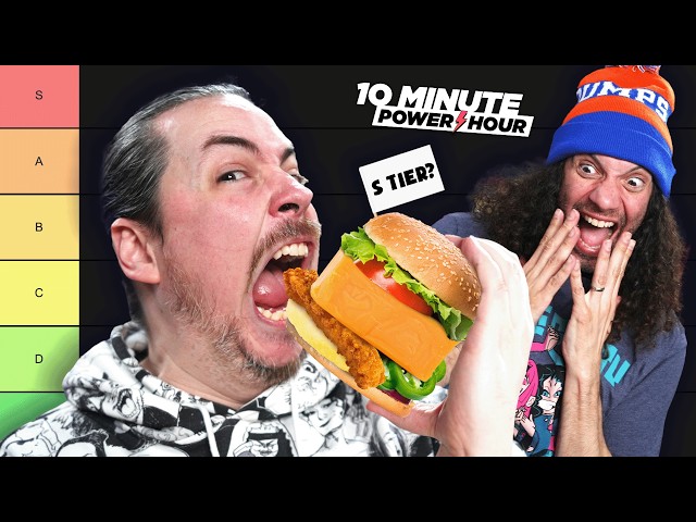 We ordered every fast food burger… WITHOUT the burger.