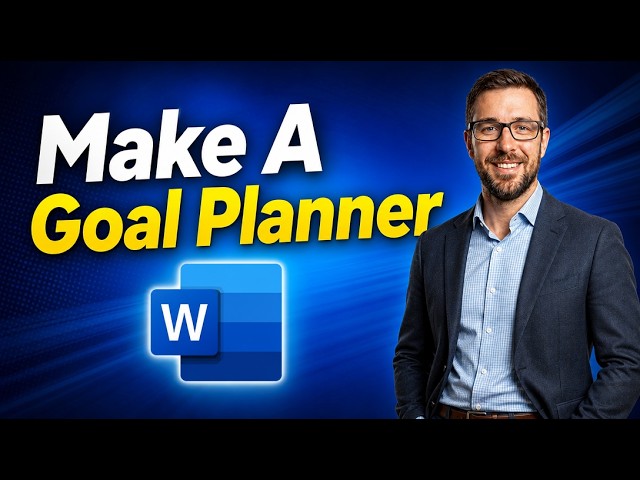 How To Make A Goal Planner In Word Microsoft Word Tutorials [2026 Guide]