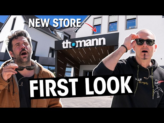 Our NEW Thomann Guitar Dept. | First Look Vlog