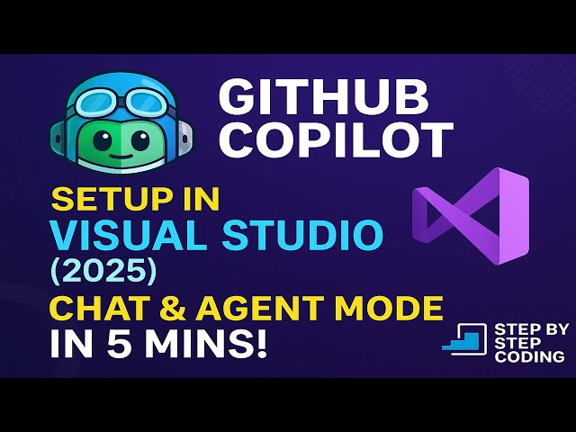 🚀 Install GitHub Copilot in Visual Studio (2025) | Chat + Agent Mode Setup Guide