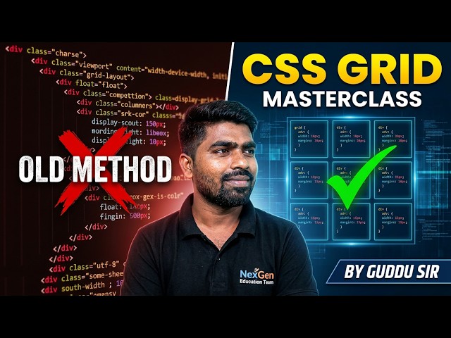 Ch-29 CSS Grid Explained in One Video | Complete Grid Layout Tutorial