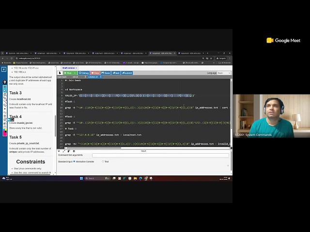 Linux Shell - Week-4 Live Coding