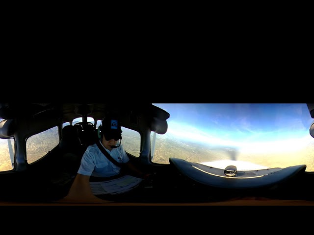 KPAN to E25(2/2) 360° cockpit view SXC 솔로 크컨ㅣC172S full length