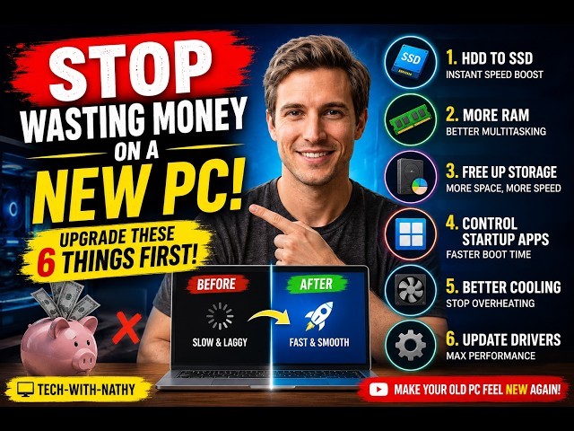 STOP WASTING MONEY ON A NEW PC! Upgrade These 6 Things First