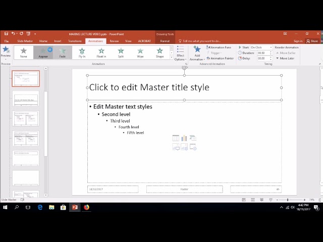 02 Apply animations to all slides in powerpoint