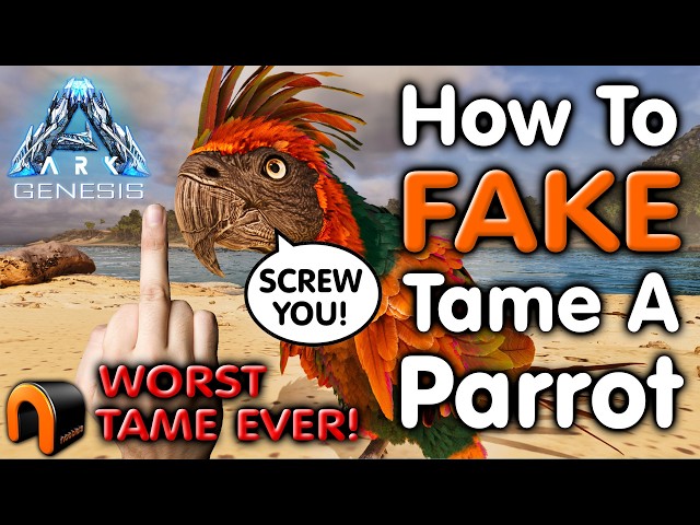 ARK PARROT Taming Is Worst Tame Ever!