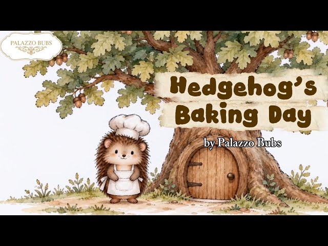 The Hedgehog’s Baking Day | A Storybook Read-Aloud by Palazzo Bubs | Interactive Learning for Kids 