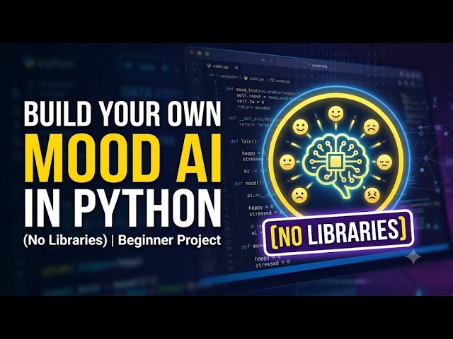 Build Your Own Mood AI in Python (No Libraries) | Beginner Python Project