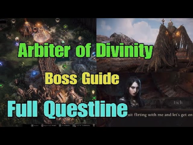 Path of Exile 2 Arbiter of Divinity Boss Guide All Lore, Mechanics Shown Full Questline New Pinnacle
