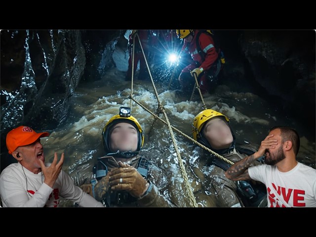 Divers React to Cavers left for Dead after a flash flood